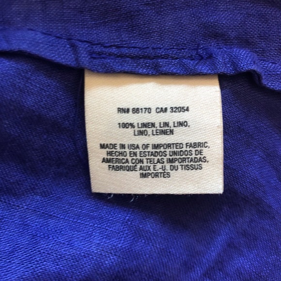 SOLD✨ANTHROPOLOGIE MAEVE Joya 100% Linen Swing Tank Top - Picture 5 of 5